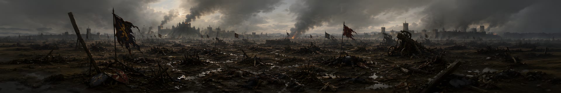 The devastated Battlefield outside Nordheim